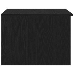 Berkfield Coffee Table Black Oak 50X50X36 Cm Engineered Wood - thumbnail 6