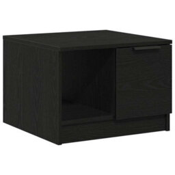 Berkfield Coffee Table Black Oak 50X50X36 Cm Engineered Wood - thumbnail 2