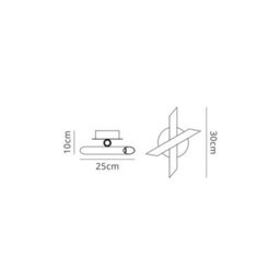 Luminosa Lighting Luminosa Take Blanco Wall Lamp 6W Led 3000K, 1080Lm, White - thumbnail 5