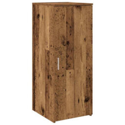 Berkfield Reception Desk Old Wood 135X50X103.5 Cm Engineered Wood - thumbnail 9