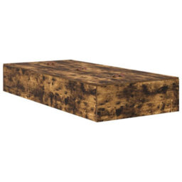 Berkfield Storage Bed Frame Smoked Oak 100X200 Cm - thumbnail 2