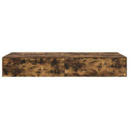 Berkfield Storage Bed Frame Smoked Oak 100X200 Cm - thumbnail 7