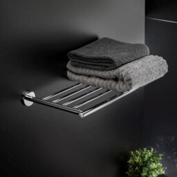 Cosmic Towel Rack, Towel Shelf, 54Cm, 10Kg Resistance, Chrome,  Screws Included,anti-Corrosion, Architect Collection - thumbnail 3