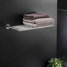 Cosmic Towel Rack, Towel Shelf, 54Cm, 10Kg Resistance, Chrome,  Screws Included,anti-Corrosion, Architect Collection - thumbnail 2