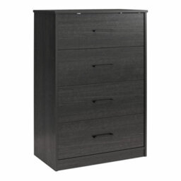Dorel Home Brez Build Pearce 4 Drawer Dresser - Black Oak Look