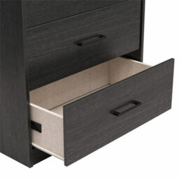 Dorel Brez Build Pearce 4 Drawer Dresser Black Oak Look - thumbnail 6
