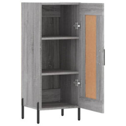 Berkfield Modern Sideboard Grey Sonoma 34.5X34X90 Cm Engineered Wood - thumbnail 6