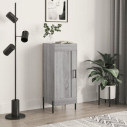 Berkfield Modern Sideboard Grey Sonoma 34.5X34X90 Cm Engineered Wood - thumbnail 2