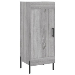 Berkfield Modern Sideboard Grey Sonoma 34.5X34X90 Cm Engineered Wood - thumbnail 1
