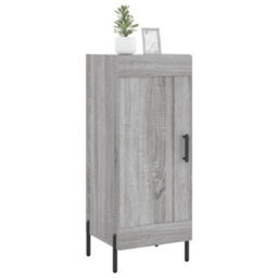Berkfield Modern Sideboard Grey Sonoma 34.5X34X90 Cm Engineered Wood - thumbnail 3