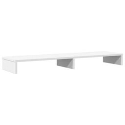 Walplus Monitor Stand White 100X27X10 Cm Engineered Wood - thumbnail 2