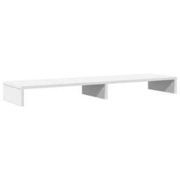 Walplus Monitor Stand White 100X27X10 Cm Engineered Wood - thumbnail 6