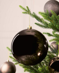 Werchristmas Mocha Extra Large Shatterproof Bauble Shiny 20 Cm - thumbnail 3
