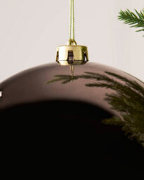 Werchristmas Mocha Extra Large Shatterproof Bauble Shiny 20 Cm - thumbnail 5
