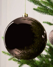 Werchristmas Mocha Extra Large Shatterproof Bauble Shiny 20 Cm - thumbnail 4