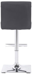 Lamboro Snella Breakfast Bar Stool, Chrome Footrest, Height Adjustable Swivel Gas Lift, Home Bar & Kitchen Barstool, Charcoal Grey - thumbnail 5