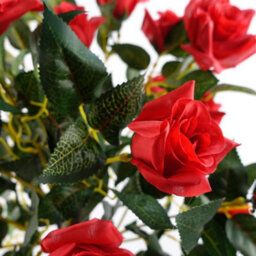 Leaf Artificial Red Rose Tree Wedding Twisted Vine Detail 90Cm (3Ft) - thumbnail 3