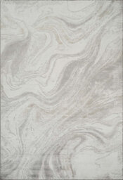 Perla Modern Abstract Action Living Room Area Rug Metallic Sheen Contemporary Hallway Runner Resin-Grey 200X290 Cm - thumbnail 6