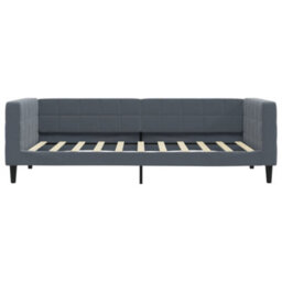 Berkfield Daybed With Trundle Dark Grey 90X190 Cm Velvet - thumbnail 7
