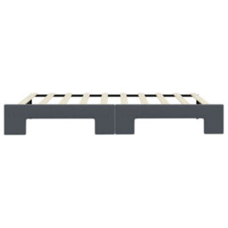 Berkfield Daybed With Trundle Dark Grey 90X190 Cm Velvet - thumbnail 9