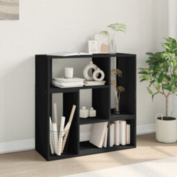 Walplus Tv Cabinets 2 Pcs Black 75X30X50 Cm Engineered Wood - thumbnail 4