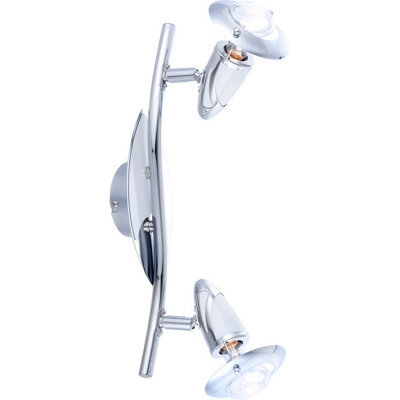 Luminosa Lighting Luminosa Lord Twin Ceiling Spotlight Chrome 2X E14 - image 1