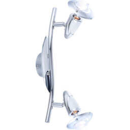 Luminosa Lighting Luminosa Lord Twin Ceiling Spotlight Chrome 2X E14
