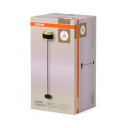 Osram Decor Hornet Floor Lamp E27 Black Industrial Standing Tall Light - thumbnail 3