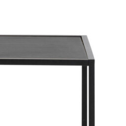 Furniture To Go Seaford Black Metal Large Asymmetrical Bookcase With 5 Black Shelves - thumbnail 8
