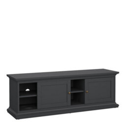 Furniture To Go Paris Tv-Unit 2 Frame Doors In Matt Grey - thumbnail 5