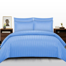 Pamposh Premium Reversible Single Duvet Cover Set Pack Of 2 Soft Microfiber Bedding With Zipper Closure, Corner Ties & Matching Pillowcase - thumbnail 1