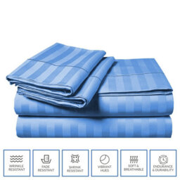Pamposh Premium Reversible Single Duvet Cover Set Pack Of 2 Soft Microfiber Bedding With Zipper Closure, Corner Ties & Matching Pillowcase - thumbnail 5