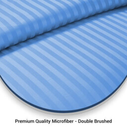 Pamposh Premium Reversible Single Duvet Cover Set Pack Of 2 Soft Microfiber Bedding With Zipper Closure, Corner Ties & Matching Pillowcase - thumbnail 4