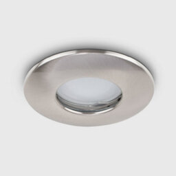 Valuelights Downlight Fire Rated Ip65 Brushed Chrome Ceiling Light Fitting 6 Pack - thumbnail 4
