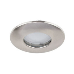 Valuelights Downlight Fire Rated Ip65 Brushed Chrome Ceiling Light Fitting 6 Pack - thumbnail 1