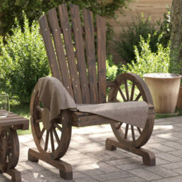 Berkfield Garden Adirondack Chair Solid Wood Fir - thumbnail 1