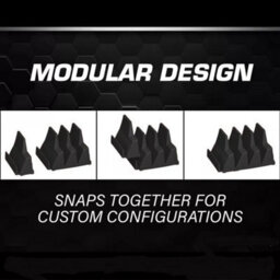 80Pcs Black Magnetic Wrench Organizer Widget Portable Tool Storage Shelf - thumbnail 6