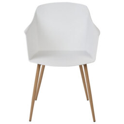 Beliani Set Of 2 Dining Chairs Fonda Ii White - thumbnail 5