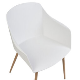 Beliani Set Of 2 Dining Chairs Fonda Ii White - thumbnail 7