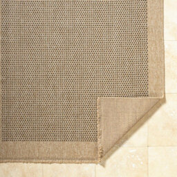 Livabliss Mirage-Cottage Tan Black Fringe In- & Outdoor Jute-Look Rug 200 X 275 Cm Easy Care, Non Shedding - thumbnail 4