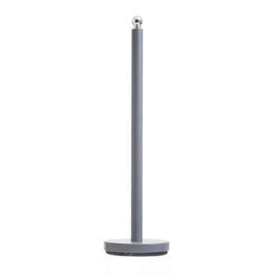 Orsina Elegant Design Grey Toilet Roll Holder, Stable Toilet Holder, Sturdy Toilet Roll Holder With Grey Base - image 1