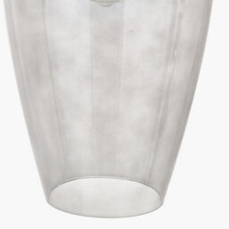 Pacific Lifestyle Glass Pendant Ceiling Light With Antique Silver Metal Chain Pendant - thumbnail 4