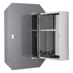 Croydex Single Bathroom Wall Cabinet With Mirrored Door (H)600mm (W)450mm - thumbnail 3