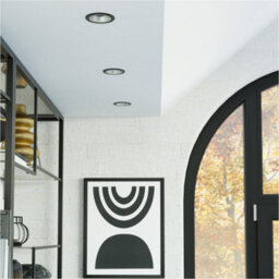 Loops 4 Pack Sleek Black And Silver Ceiling Spotlight For Modern Indoor Spaces - thumbnail 6
