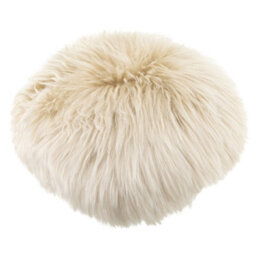 Native Natural Round Sheepskin Cushion - thumbnail 3