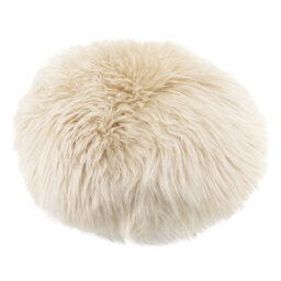 Native Natural Round Sheepskin Cushion - thumbnail 2