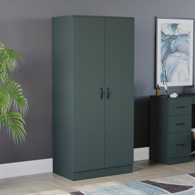 Lassic Vida Designs Riano 2 Door Wardrobe, Green - image 1