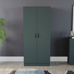 Lassic Vida Designs Riano 2 Door Wardrobe, Green - thumbnail 3