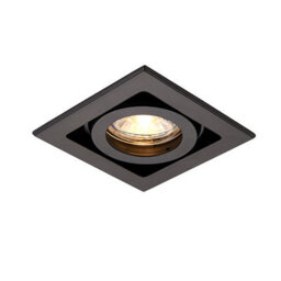 Luminosa Lighting Luminosa Xeno Square Recessed Titlable Downlight Matt Black Dimmable - thumbnail 2