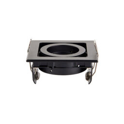 Luminosa Lighting Luminosa Xeno Square Recessed Titlable Downlight Matt Black Dimmable - thumbnail 3